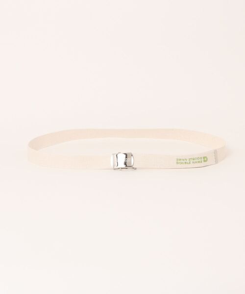 DOUBLE NAME(ダブルネーム)の「バックルロゴガチャベルト/ユニセックス(ベルト・レディース・パープル/ピンク/オフホワイト/ブラック/イエロー・FREE)」の9枚目の写真