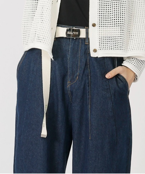 DOUBLE NAME(ダブルネーム)の「バックルロゴガチャベルト/ユニセックス(ベルト・レディース・パープル/ピンク/オフホワイト/ブラック/イエロー・FREE)」の8枚目の写真