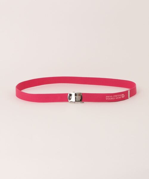 DOUBLE NAME(ダブルネーム)の「バックルロゴガチャベルト/ユニセックス(ベルト・レディース・パープル/ピンク/オフホワイト/ブラック/イエロー・FREE)」の16枚目の写真