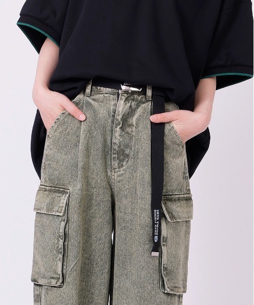 DOUBLE NAME(ダブルネーム)の「バックルロゴガチャベルト/ユニセックス(ベルト・レディース・パープル/ピンク/オフホワイト/ブラック/イエロー・FREE)」の18枚目の写真