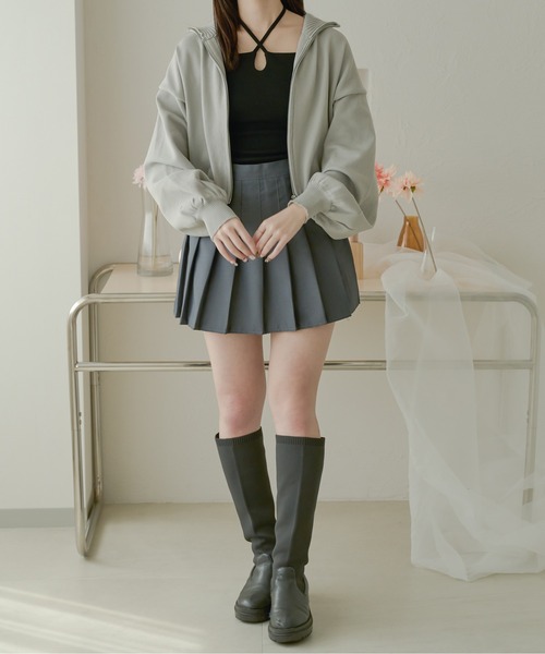 Ambre Neige（アンブルネージュ）の「ホルターネックカップ付きキャミ／WEB/EC限定商品（キャミソール・レディース・ダークブラウン/ブラック/アイボリー・FREE）」の21枚目の写真