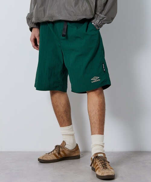 UMBRO(アンブロ)の「UMBRO/アンブロ 別注 One Point Logo Nylon Shorts/ワンポイントロゴ ウェービングベルト ナイロンショーツ(その他パンツ・メンズ・ブラック/グリーン/ネイビー・MEDIUM/LARGE/X-LARGE)」の15枚目の写真