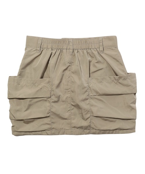 X-girl（エックスガール）の「LOOSE POCKET MINI SKIRT（スカート・レディース・ブラック/ベージュ・S/M）」の15枚目の写真