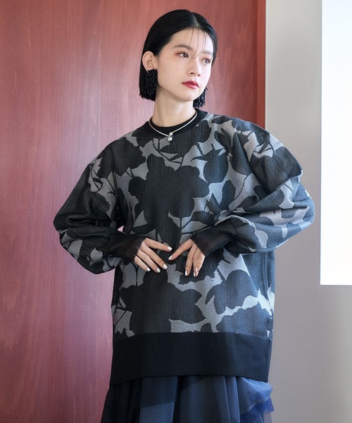 【定価12,980円★完売品】ダークフラワープリントニット HARE ハレ 花柄 楽天市場】ダークフラワープリントニット HARE ハレ トップス