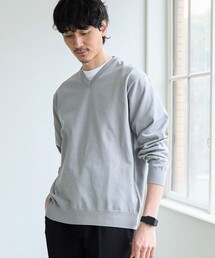 ハイゲージニットトップス ニット ニットトップス Vネック」に