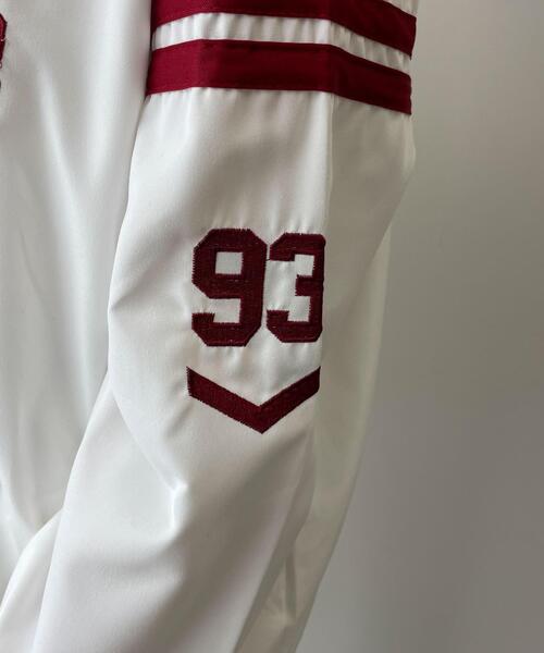 WEGO（ウィゴー）の「WEGO/ラインロゴスタジャン（スタジャン・レディース・ホワイト/ブラック・FREE）」の3枚目の写真