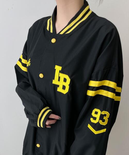 WEGO（ウィゴー）の「WEGO/ラインロゴスタジャン（スタジャン・レディース・ホワイト/ブラック・FREE）」の7枚目の写真