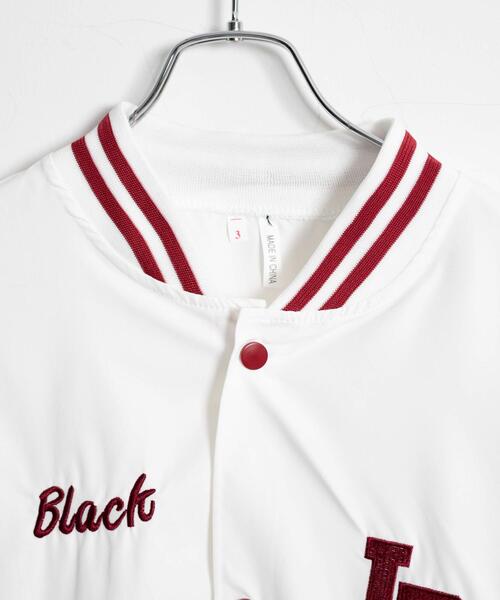 WEGO（ウィゴー）の「WEGO/ラインロゴスタジャン（スタジャン・レディース・ホワイト/ブラック・FREE）」の14枚目の写真