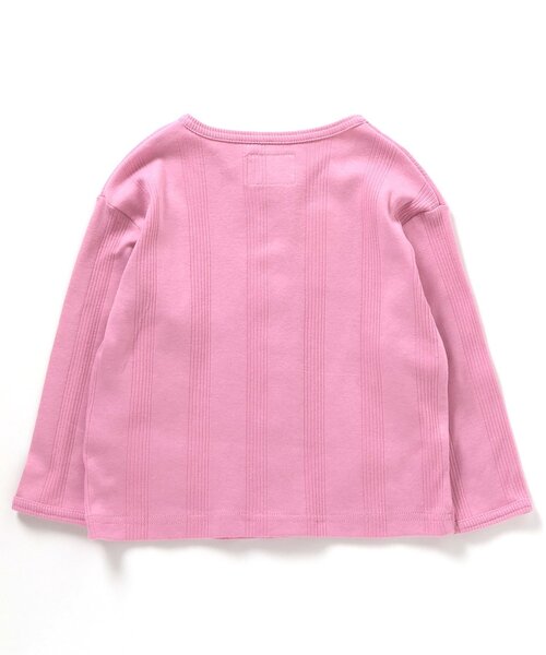 apres les cours(アプレレクール)の「無地・ボーダーUVカットカーディガン(カーディガン/ボレロ・キッズ・その他2/ピンク/アイボリー・90/100/110/120/130/140/80)」の7枚目の写真