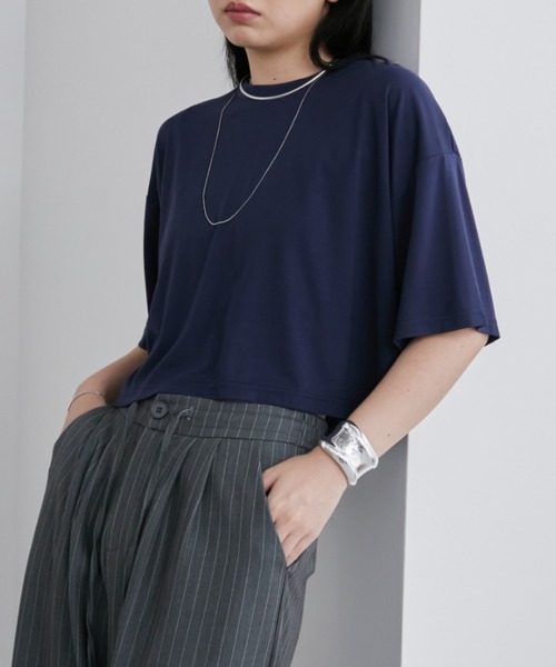 オムガールズ ショートスリーブ クロップドシャツ S オムガールズ ショートスリーブ クロップドシャツ S