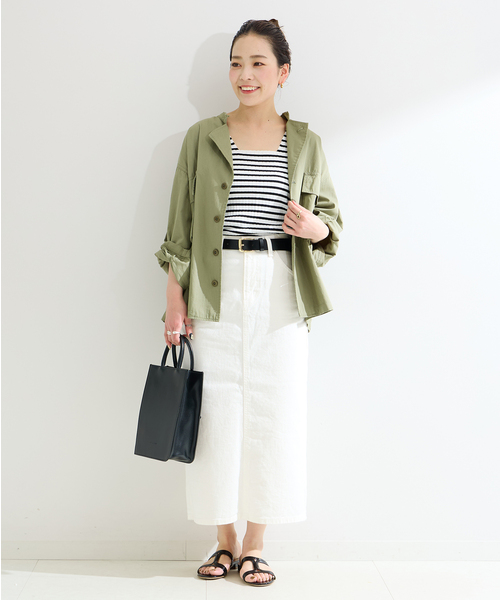 B.C STOCK(ベーセーストック)の「【LEE/リー】STANDARD WARDROBE スカート(デニムスカート・レディース・ブルー系その他/ホワイト/サックスブルー・SMALL/X-SMALL/MEDIUM)」の7枚目の写真