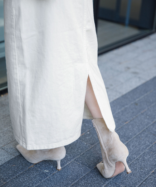 B.C STOCK(ベーセーストック)の「【LEE/リー】STANDARD WARDROBE スカート(デニムスカート・レディース・ブルー系その他/ホワイト/サックスブルー・SMALL/X-SMALL/MEDIUM)」の20枚目の写真