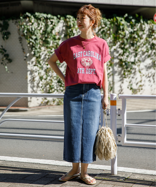 B.C STOCK(ベーセーストック)の「【LEE/リー】STANDARD WARDROBE スカート(デニムスカート・レディース・ブルー系その他/ホワイト/サックスブルー・SMALL/X-SMALL/MEDIUM)」の22枚目の写真