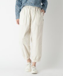 【コットン100%/日本製/ワンマイルウエア】ウェザー裾ゴムパンツ