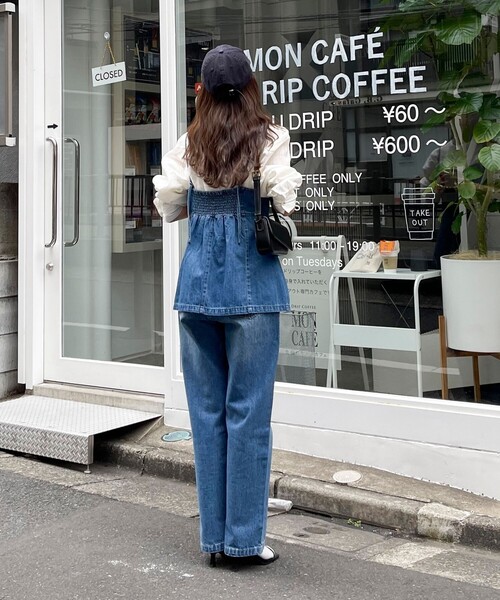 fredy emue（フレディエミュ）の「デニムキャミビスチェ（シャツ/ブラウス・レディース・ブルー・38）」の5枚目の写真