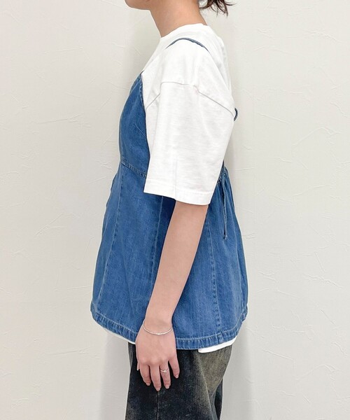 fredy emue（フレディエミュ）の「デニムキャミビスチェ（シャツ/ブラウス・レディース・ブルー・38）」の10枚目の写真