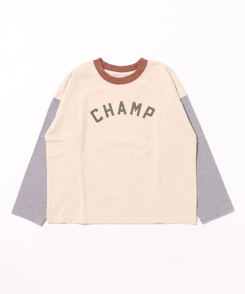【セール】《Rylee＋Cru》CAMDEN LONG SLEEVE TEE || CHAMP（その他ベビー用品）｜Rylee + Cru（ライリーアンドクルー）