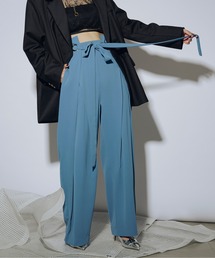 Ezick | Waist ring タックワイドスラックス(スラックス)