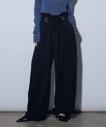 Ezick | Waist ring タックワイドスラックス(スラックス)