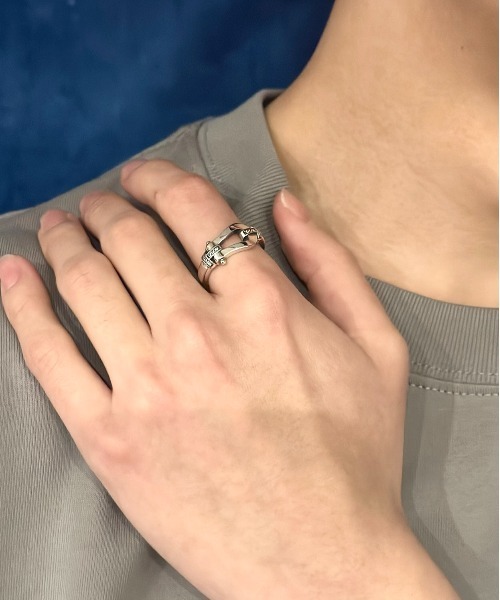 blatto(ブラット)の「【blatto 925silver】925シルバー デザイン リング bla-ring-s011 U(リング・メンズ・B/A/F/E/D/C/J/K/L/M/G/H/I・11/15 /20/13/17/9/21/19)」の13枚目の写真
