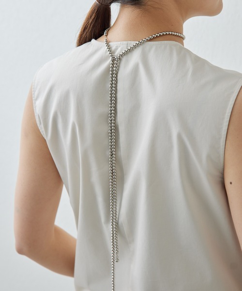 GALLARDAGALANTE（ガリャルダガランテ）の「【インフルエンサー企画商品】ボールビーズアレンジネックレス（ネックレス・レディース・シルバー・FREE）」の10枚目の写真