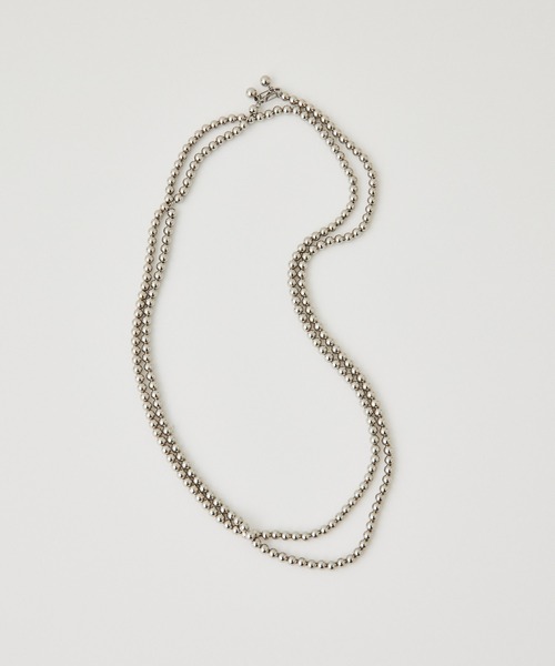 GALLARDAGALANTE（ガリャルダガランテ）の「【インフルエンサー企画商品】ボールビーズアレンジネックレス（ネックレス・レディース・シルバー・FREE）」の7枚目の写真