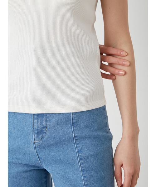 SNIDEL（スナイデル）の「カップインカットタンク（タンクトップ・レディース・ピンクベージュ/ブラック/ホワイト・FREE）」の14枚目の写真