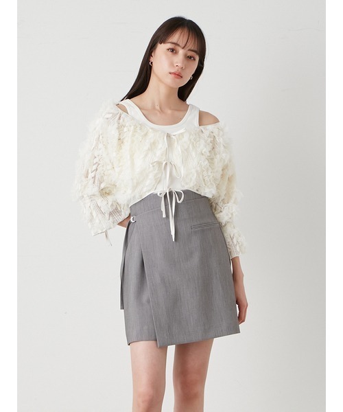 SNIDEL（スナイデル）の「カップインカットタンク（タンクトップ