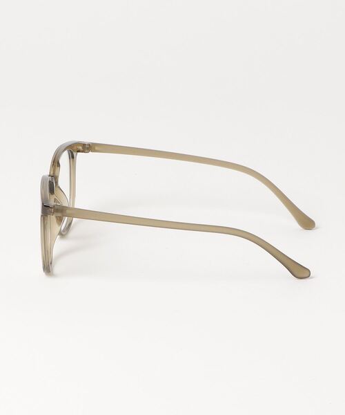 RUBY AND YOU（ルビーアンドユー）の「［select］ウェリントンフレームメガネ（メガネ・レディース・ブラウン/ブラック/オリーブ・FREE）」の5枚目の写真