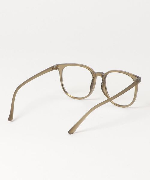 RUBY AND YOU（ルビーアンドユー）の「［select］ウェリントンフレームメガネ（メガネ・レディース・ブラウン/ブラック/オリーブ・FREE）」の6枚目の写真