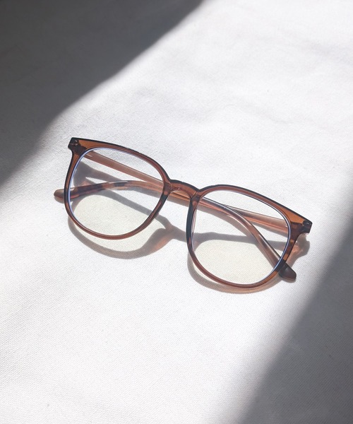 RUBY AND YOU（ルビーアンドユー）の「［select］ウェリントンフレームメガネ（メガネ・レディース・ブラウン/ブラック/オリーブ・FREE）」の4枚目の写真
