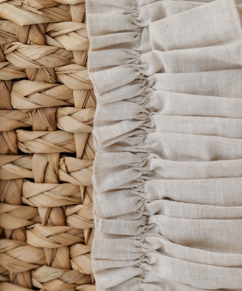 DEICY（デイシー）の「フリルバンブーハンドルバッグ（ハンドバッグ・レディース・ベージュ/ブラック・FREE）」の16枚目の写真