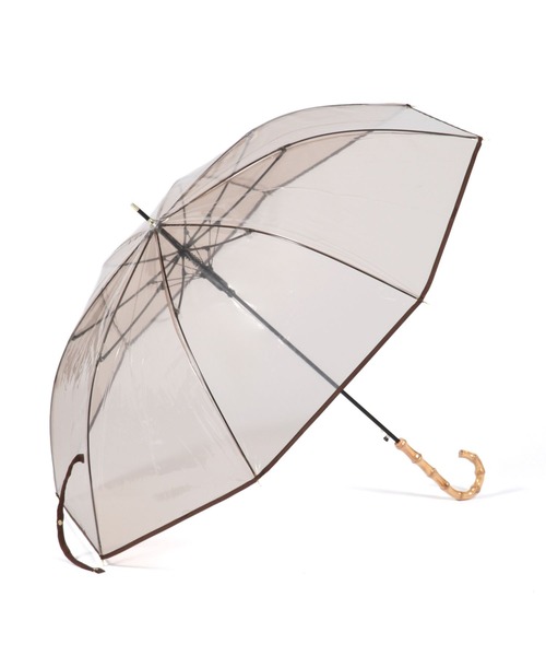 GLOBAL WORK（グローバルワーク）の「バンブークリアビニ傘/105432（長傘・レディース・クリア/ブラック/ブラウン/ブルー/ライトブルー/ホワイト系その他3・FREE）」の4枚目の写真