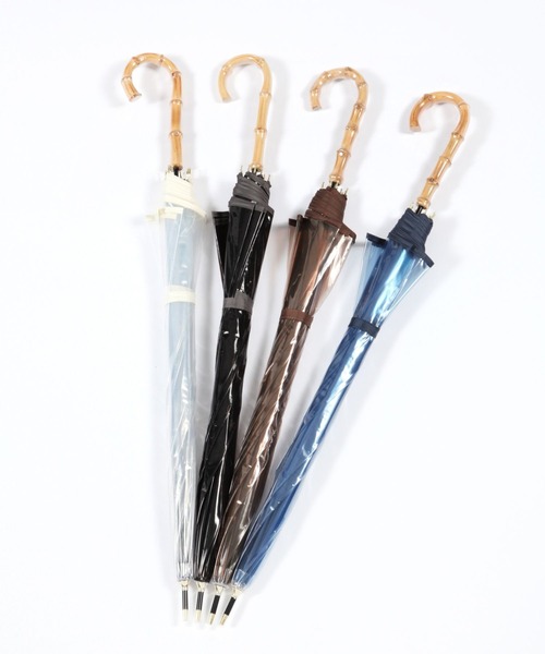 GLOBAL WORK（グローバルワーク）の「バンブークリアビニ傘/105432（長傘・レディース・クリア/ブラック/ブラウン/ブルー/ライトブルー/ホワイト系その他3・FREE）」の13枚目の写真