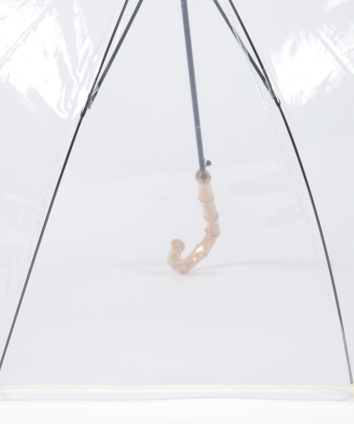 GLOBAL WORK（グローバルワーク）の「バンブークリアビニ傘/105432（長傘・レディース・クリア/ブラック/ブラウン/ブルー/ライトブルー/ホワイト系その他3・FREE）」の20枚目の写真