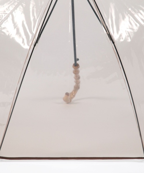 GLOBAL WORK（グローバルワーク）の「バンブークリアビニ傘/105432（長傘・レディース・クリア/ブラック/ブラウン/ブルー/ライトブルー/ホワイト系その他3・FREE）」の21枚目の写真