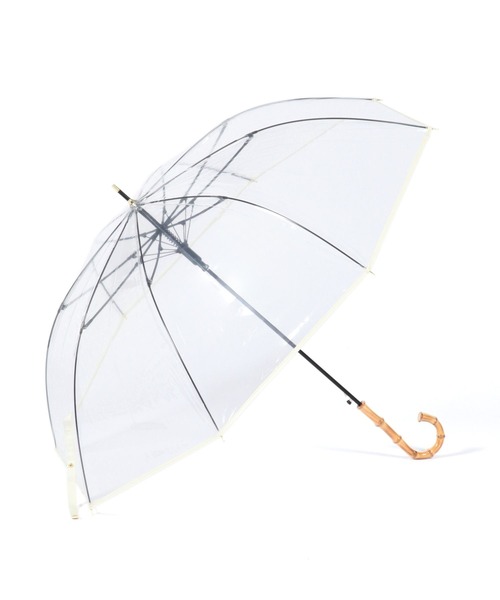 GLOBAL WORK（グローバルワーク）の「バンブークリアビニ傘/105432（長傘・レディース・クリア/ブラック/ブラウン/ブルー/ライトブルー/ホワイト系その他3・FREE）」の12枚目の写真