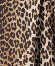 【新品】GANNI ガニー　レオパード オーガニックコットン 半袖ワンピース 新品】GANNI ガニー レオパード オーガニックコットン 半袖