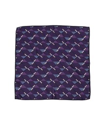 BEAMS F | Vincenzo Miozza / カシミヤシルク ジオメトリック ネッカチーフ(ハンカチ/ハンドタオル)