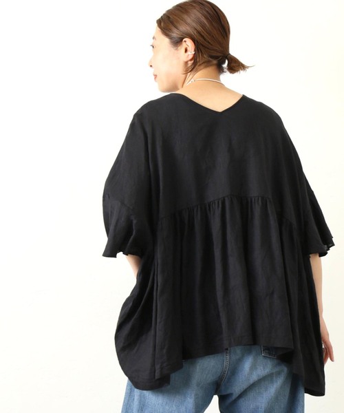 journal standard luxe 60リネン ギャザープル journal standard luxe｜《追加》60リネン ギャザープル