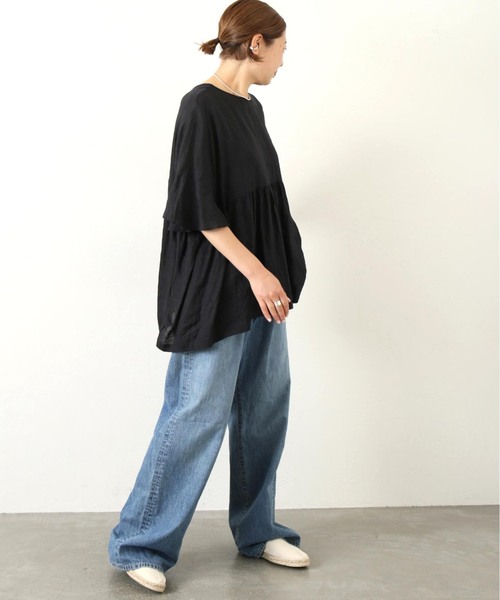 journal standard luxe 60リネンギャザープル 追加》60リネン ギャザープル（シャツ／ブラウス）｜journal