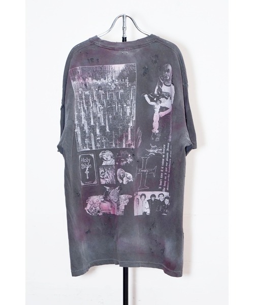 emary EMAW24LTS011Damaged エメリー　長袖Tシャツ emary/エメリー/Damaged Ritual girl T（Tシャツ/カットソー