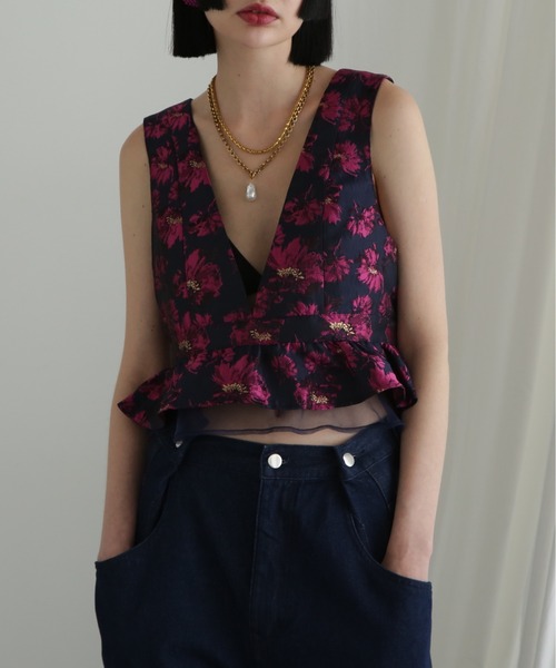 平和屋着物○上質な小紋 草花尽くし 正絹 逸品 未使用 CAAZ2445ut