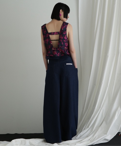 ROSE BUD（ローズバッド）の「ジャカードビスチェ（ベスト・レディース・イエロー/ピンク・FREE）」の13枚目の写真