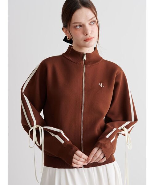 セール】リボントラックジャケット（ブルゾン）｜CALNAMUR