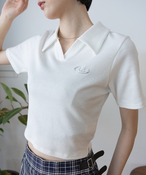 3.3 Field Trip （3.3フィールドトリップ）の「3.3 Field Trip／メタルロゴスキッパーT（Tシャツ/カットソー・レディース・ホワイト/ブルー/ブラック・FREE）」の2枚目の写真