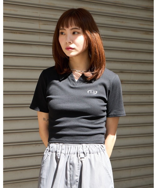 3.3 Field Trip （3.3フィールドトリップ）の「3.3 Field Trip／メタルロゴスキッパーT（Tシャツ/カットソー・レディース・ホワイト/ブルー/ブラック・FREE）」の3枚目の写真