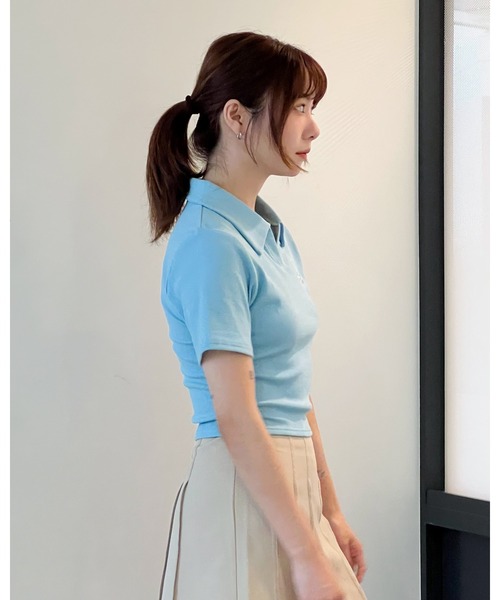 3.3 Field Trip （3.3フィールドトリップ）の「3.3 Field Trip／メタルロゴスキッパーT（Tシャツ/カットソー・レディース・ホワイト/ブルー/ブラック・FREE）」の6枚目の写真