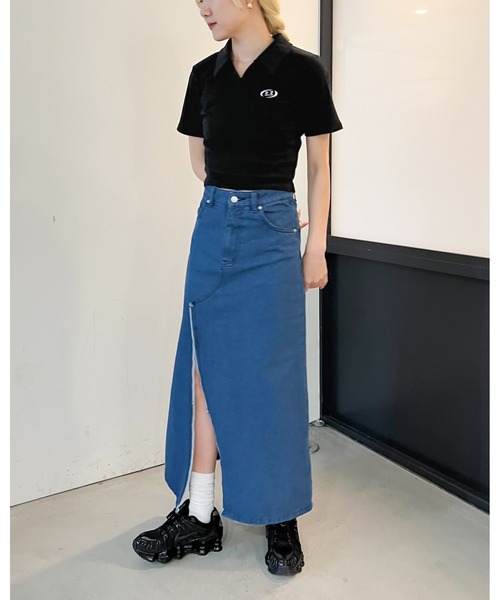 3.3 Field Trip （3.3フィールドトリップ）の「3.3 Field Trip／メタルロゴスキッパーT（Tシャツ/カットソー・レディース・ホワイト/ブルー/ブラック・FREE）」の15枚目の写真