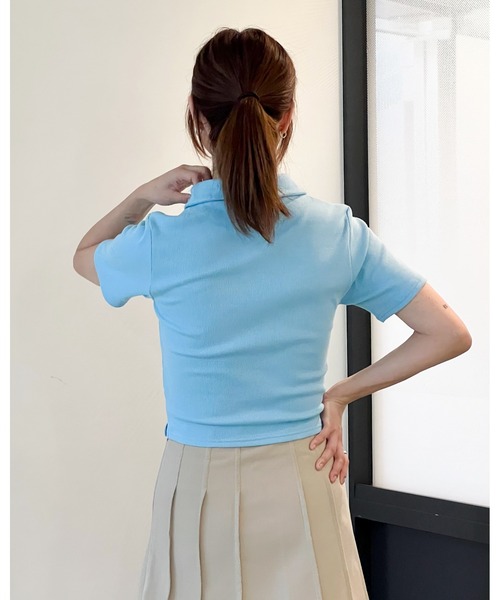 3.3 Field Trip （3.3フィールドトリップ）の「3.3 Field Trip／メタルロゴスキッパーT（Tシャツ/カットソー・レディース・ホワイト/ブルー/ブラック・FREE）」の5枚目の写真